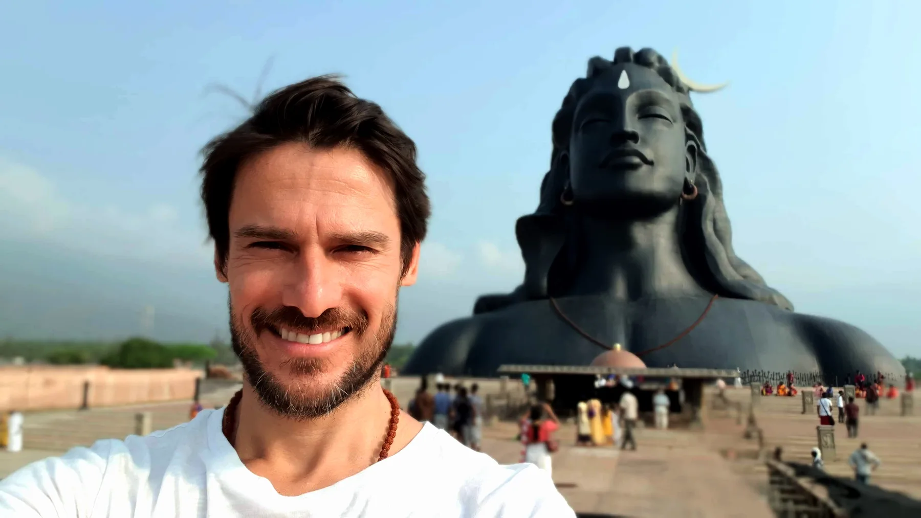 Adiyogi pri Isha Yoga Center v južnej Indii